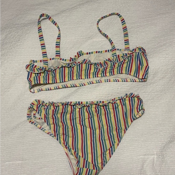 SOLID & STRIPED Multicolor Ruffle Bikini - Picture 2 of 3